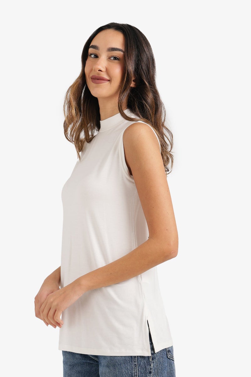 Carina Mock-Neck T-Shirt - Image 5